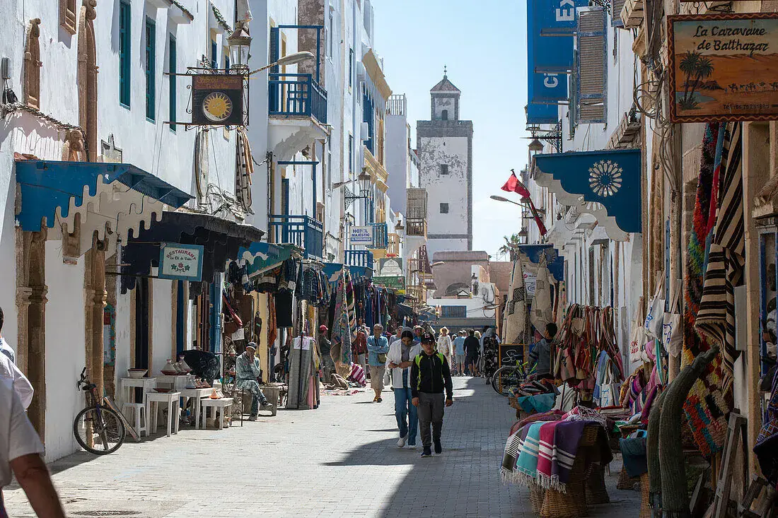 Una via della medina di Essaouira