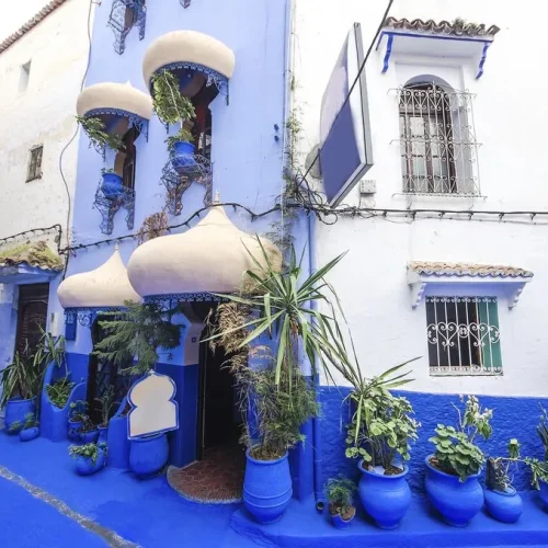 Chefchaouen's blue-painted streets will leave you charmed